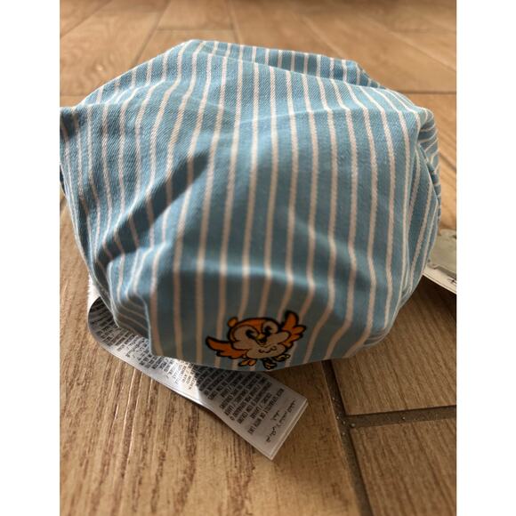 Disney Adult Mickey & Minnie's Runaway Railroad Blue Stripe Train Conductor Hat - Picture 2 of 5